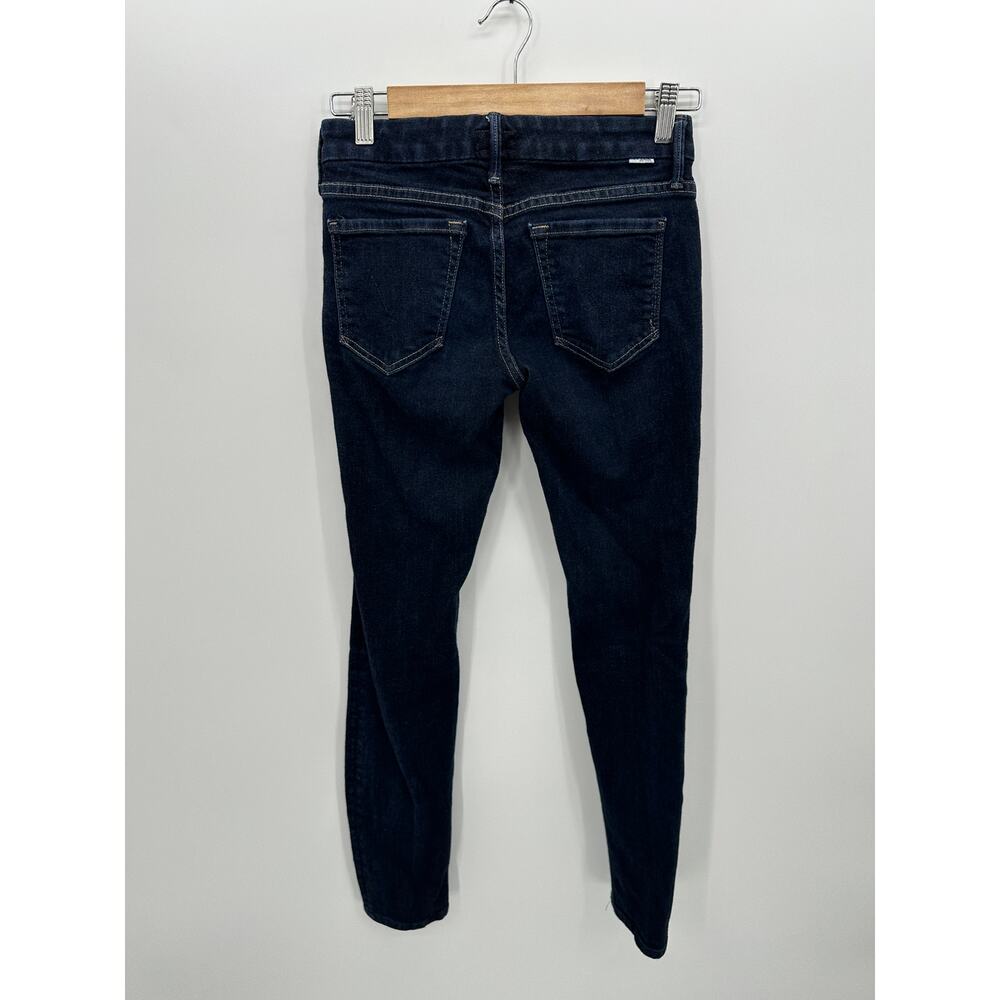 Mother Womens The Looker Jeans Sz 25 Dark Wash Skinny Stretch Low Rise - Picture 2 of 7